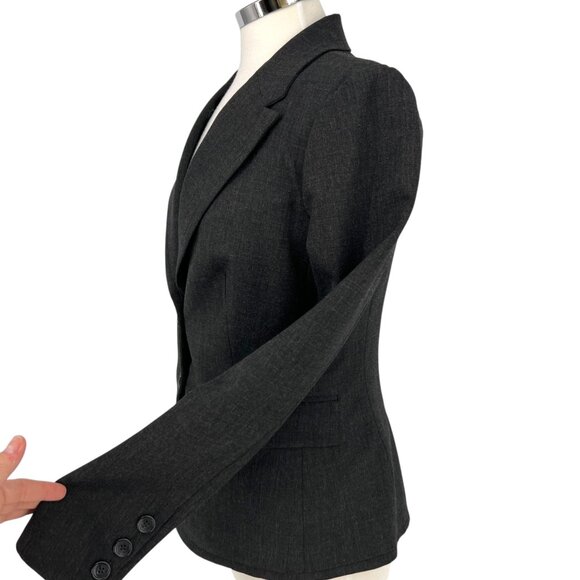 The Limited Collection Grey Blazer Two Button Size 8 - Picture 6 of 14